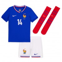 Frankreich Adrien Rabiot #14 Fußballbekleidung Heimtrikot Kinder EM 2024 Kurzarm (+ kurze hosen)